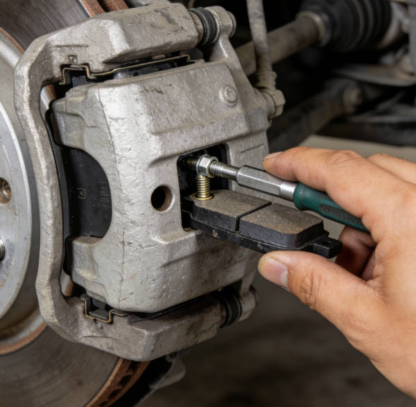 Reinstalling brake caliper and wheel